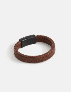 Shoeby Leren Armband Donkerbruin< Overige Accessoires