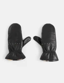 Shoeby Leren Handschoenen Zwart<DAMES Handschoenen