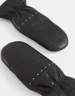 Shoeby Leren Handschoenen Zwart<DAMES Handschoenen