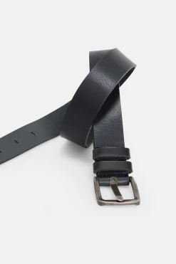 Shoeby Leren Riem Zwart<Heren Riemen