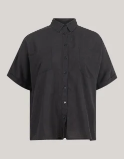 Shoeby Linnen Blouse Zwart<DAMES Blouses