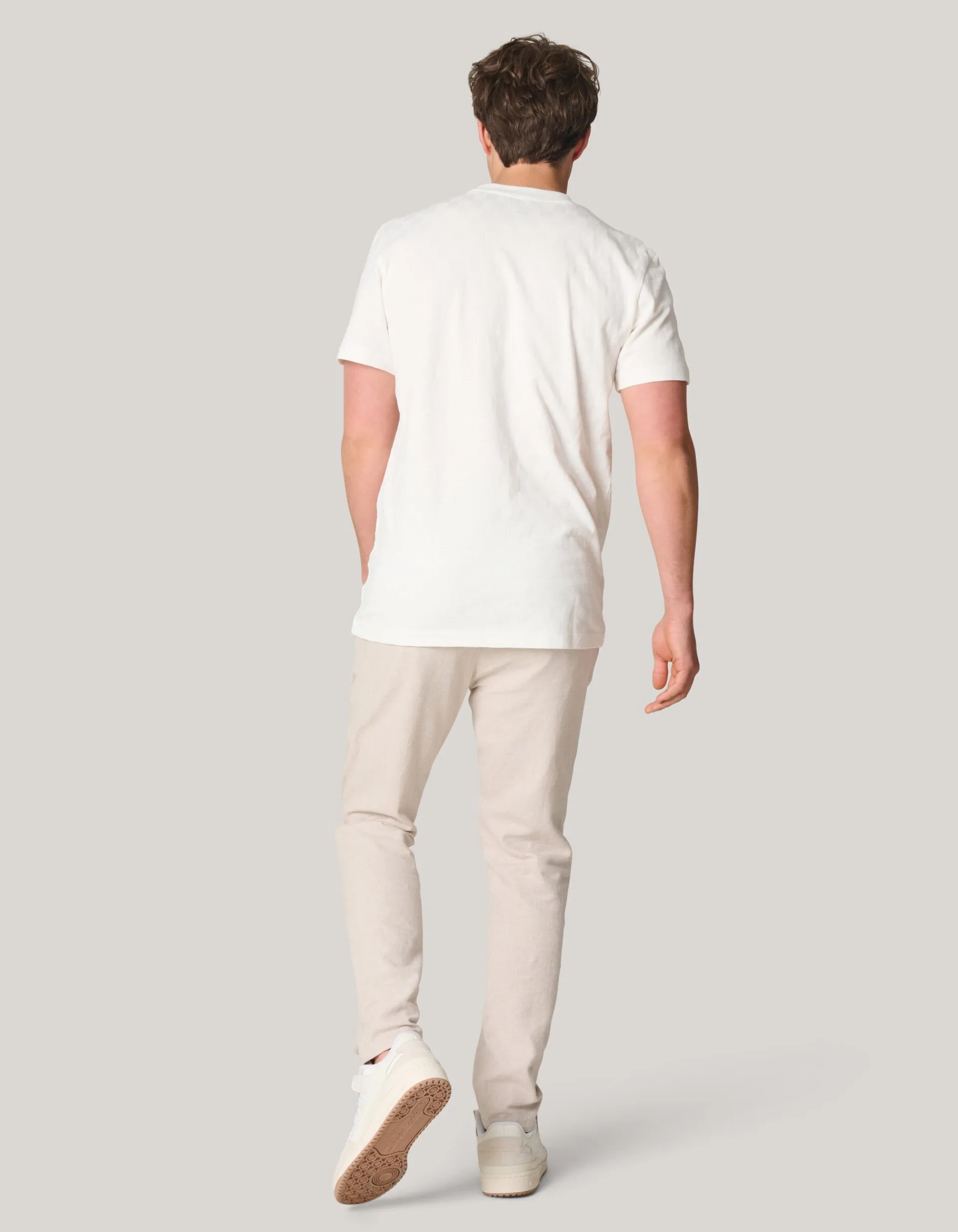 Shoeby Linnen Broek Beige<Heren Broeken