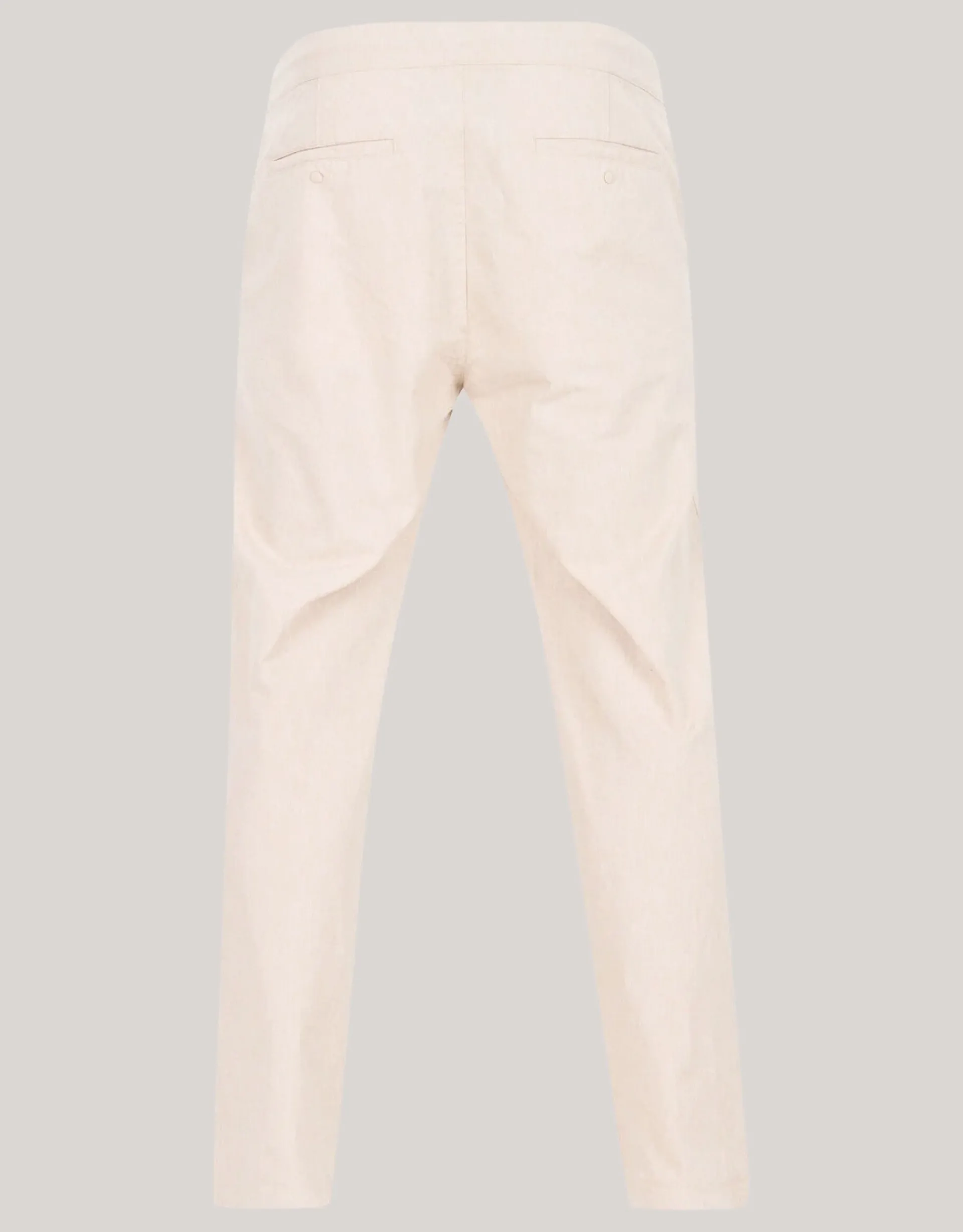 Shoeby Linnen Broek Beige<Heren Broeken