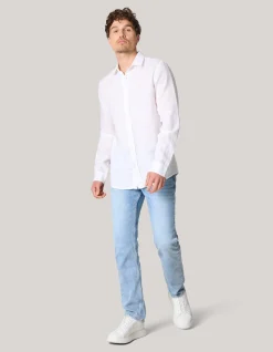 Shoeby Linnen Overhemd Wit<Heren Overhemden
