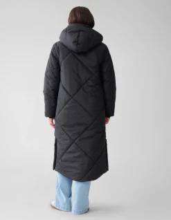 Shoeby Long Puffer Jas Zwart<DAMES Jassen