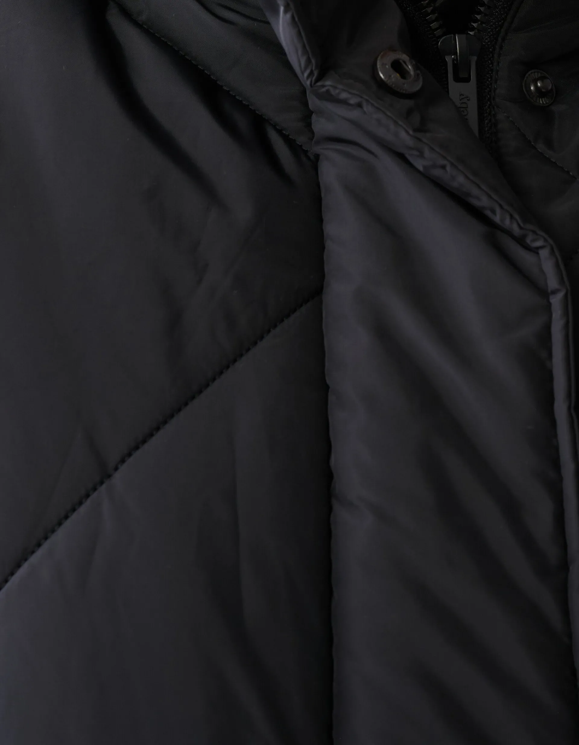 Shoeby Long Puffer Jas Zwart<DAMES Jassen