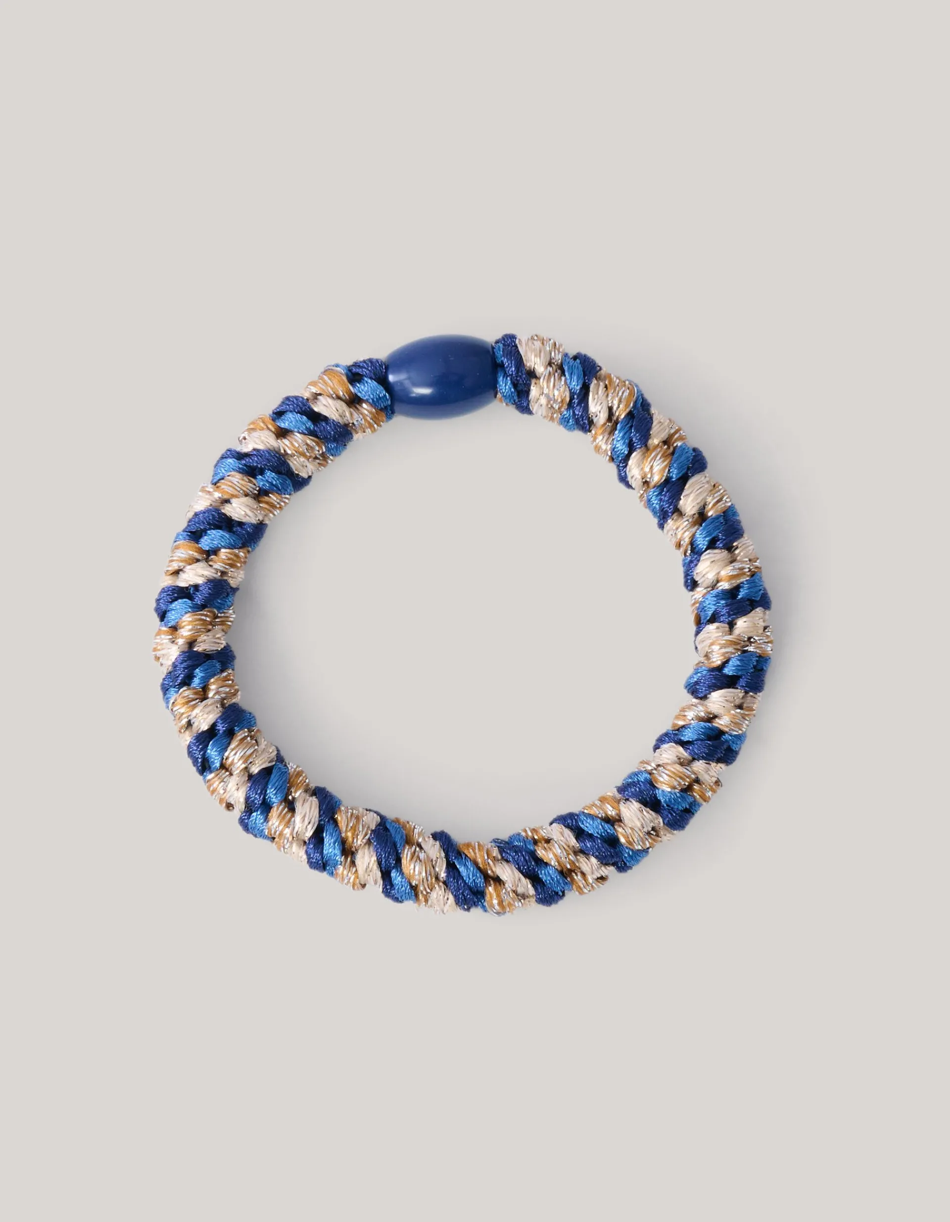 Shoeby Lurex Haarelastiek Blauw<DAMES Haaraccessoires