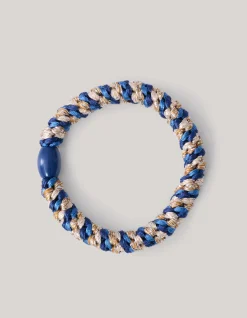 Shoeby Lurex Haarelastiek Blauw<DAMES Haaraccessoires