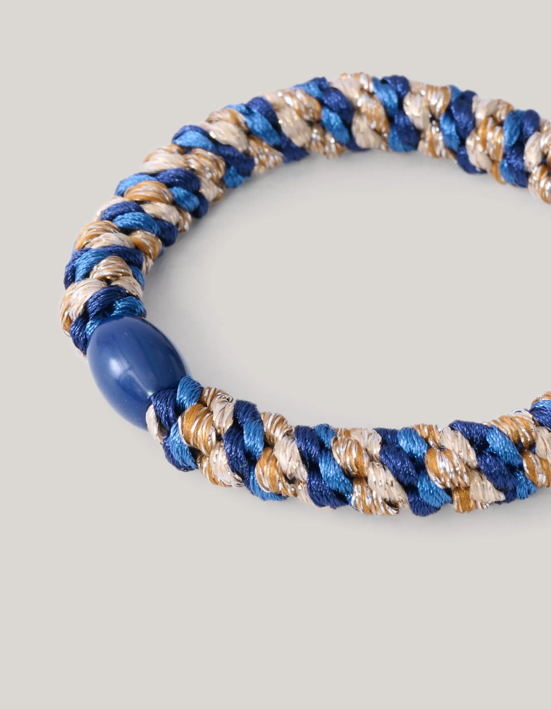 Shoeby Lurex Haarelastiek Blauw<DAMES Haaraccessoires