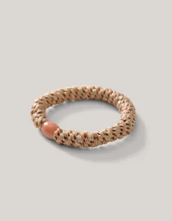 Shoeby Lurex Haarelastiek Bruin<DAMES Haaraccessoires