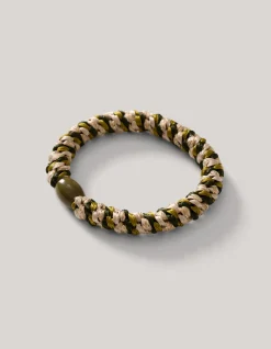 Shoeby Lurex Haarelastiek Donkergroen<DAMES Haaraccessoires