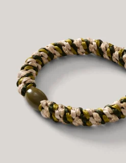 Shoeby Lurex Haarelastiek Donkergroen<DAMES Haaraccessoires