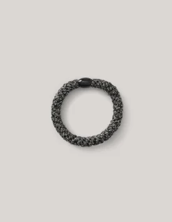 Shoeby Lurex Haarelastiek Donkergrijs<DAMES Haaraccessoires