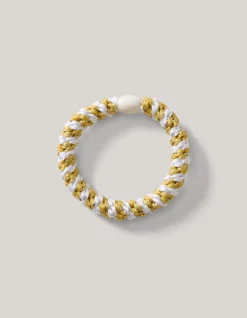 Shoeby Lurex Haarelastiek Goud<DAMES Haaraccessoires