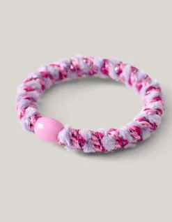 Shoeby Lurex Haarelastiek Paars<DAMES Haaraccessoires