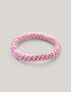 Shoeby Lurex Haarelastiek Roze<DAMES Haaraccessoires
