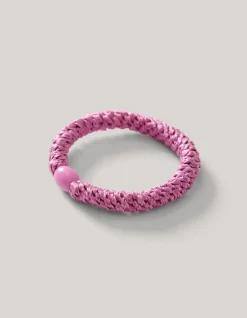 Shoeby Lurex Haarelastiek Roze<DAMES Haaraccessoires