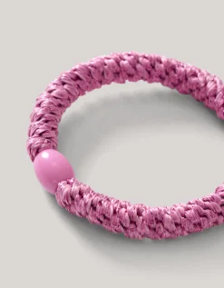 Shoeby Lurex Haarelastiek Roze<DAMES Haaraccessoires