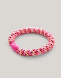 Shoeby Lurex Haarelastiek Roze<DAMES Haaraccessoires