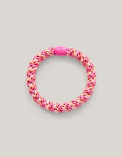 Shoeby Lurex Haarelastiek Roze<DAMES Haaraccessoires