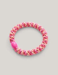 Shoeby Lurex Haarelastiek Roze<DAMES Haaraccessoires