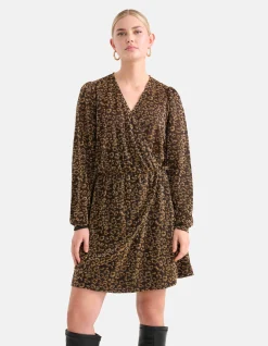 Shoeby Lurex Jurk Goud<DAMES Jurken