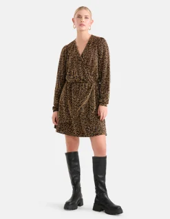 Shoeby Lurex Jurk Goud<DAMES Jurken