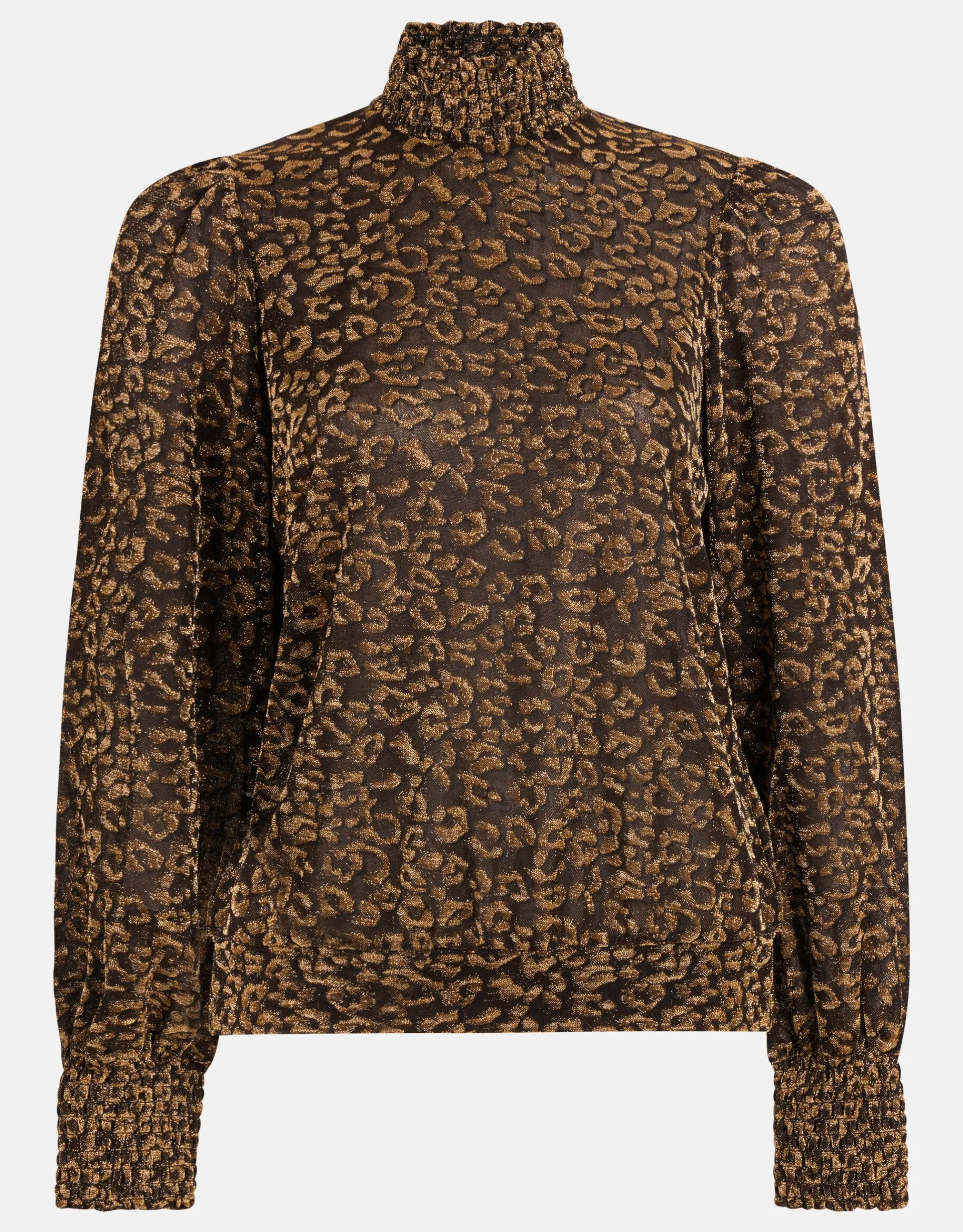 Shoeby Lurex Longsleeve Top Goud<DAMES Tops