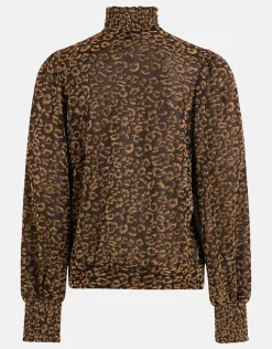 Shoeby Lurex Longsleeve Top Goud<DAMES Tops