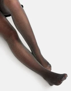 Shoeby Lurex Panty 40 Denier<DAMES Panty's