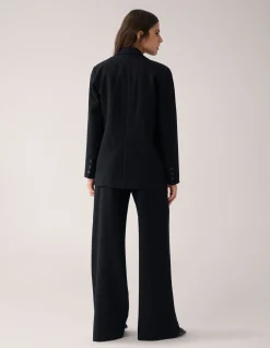 Shoeby Lurex Pinstripe Blazer Zwart By Mieke<DAMES Blazers