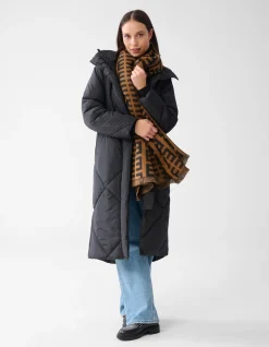 Shoeby Lurex Sjaal Lichtbruin<DAMES Sjaals En Mutsen