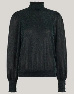 Shoeby Lurex Top Donkergroen<DAMES Tops