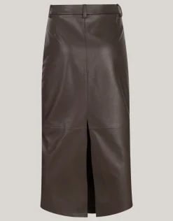 Shoeby Maxi Rok Bruin By Fred<DAMES Rokken