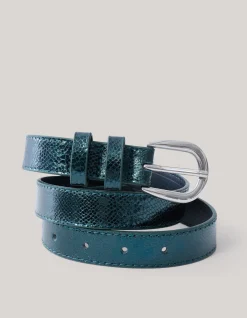 Shoeby Metalic Riem Groen<DAMES Riemen