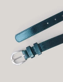 Shoeby Metalic Riem Groen<DAMES Riemen