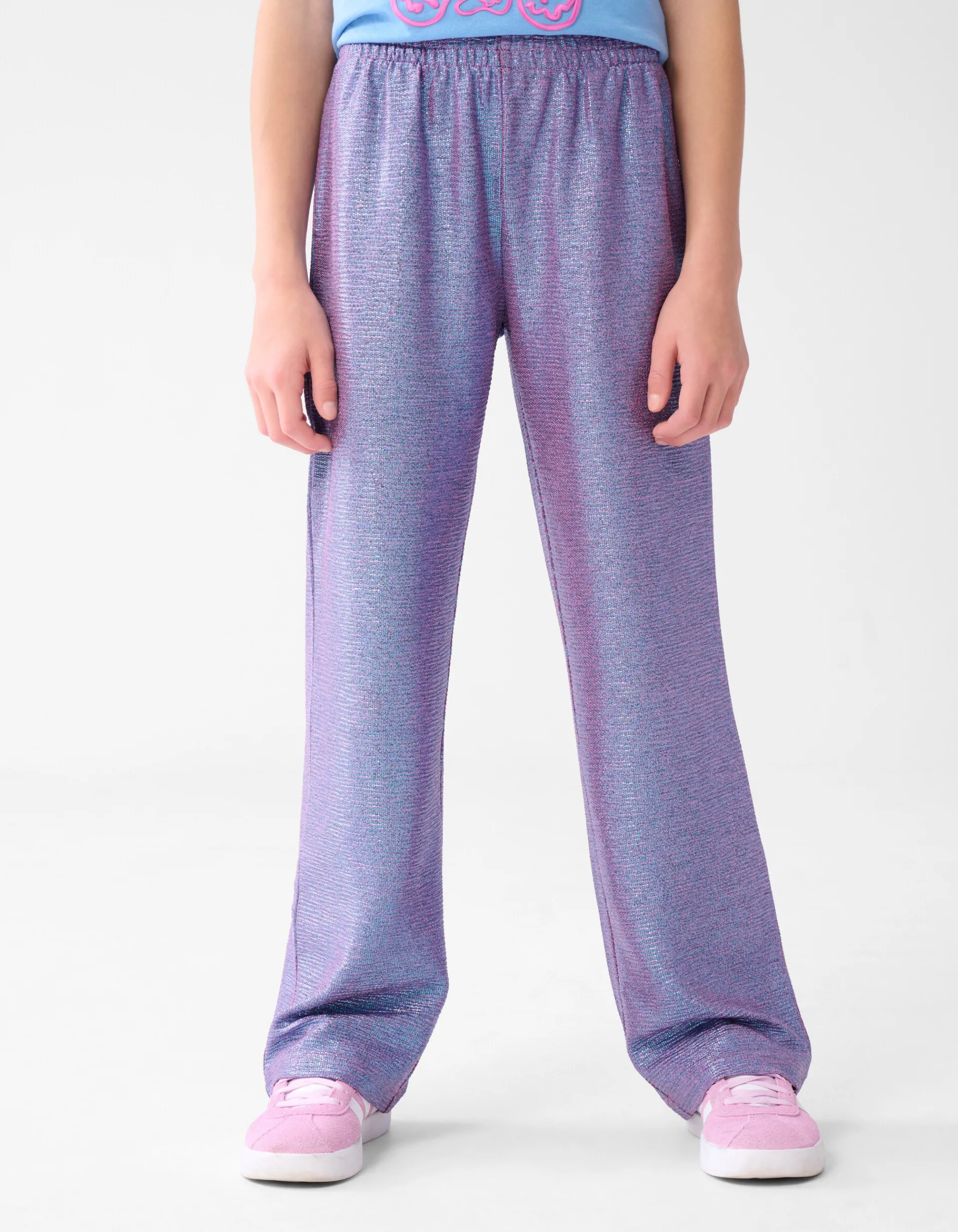 Shoeby Metallic Broek Paars< Broeken