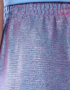 Shoeby Metallic Broek Paars< Broeken