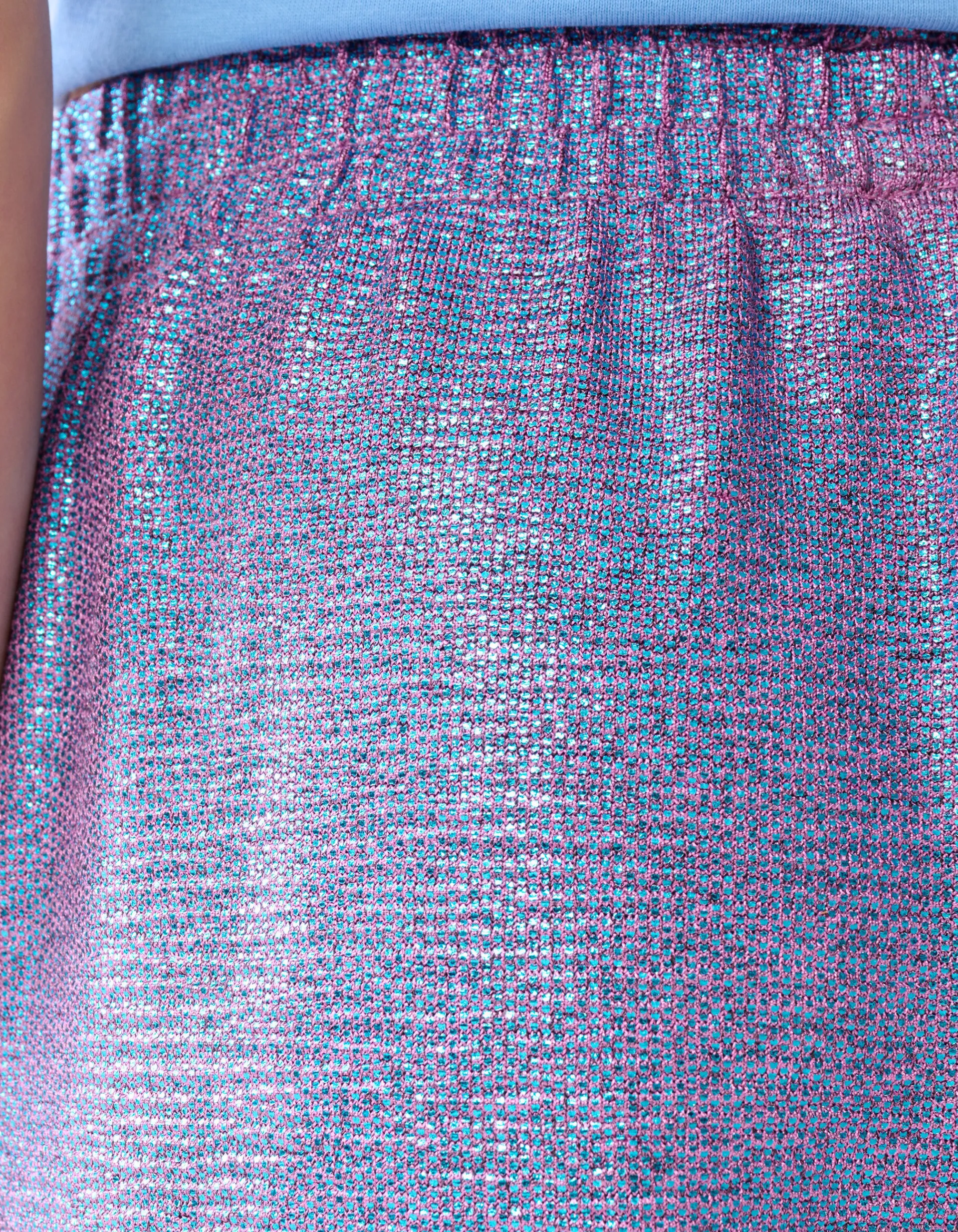 Shoeby Metallic Broek Paars< Broeken