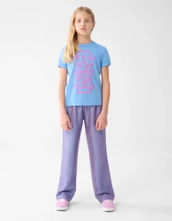 Shoeby Metallic Broek Paars< Broeken