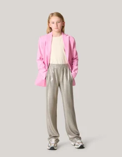 Shoeby Metallic Broek Zilver< Broeken