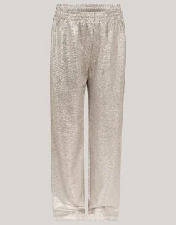 Shoeby Metallic Broek Zilver< Broeken