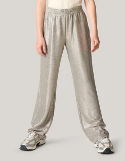 Shoeby Metallic Broek Zilver< Broeken