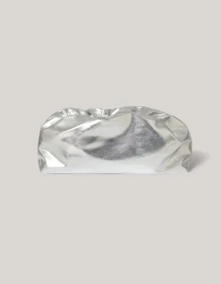 Shoeby Metallic Clutch Zilver<DAMES Tassen