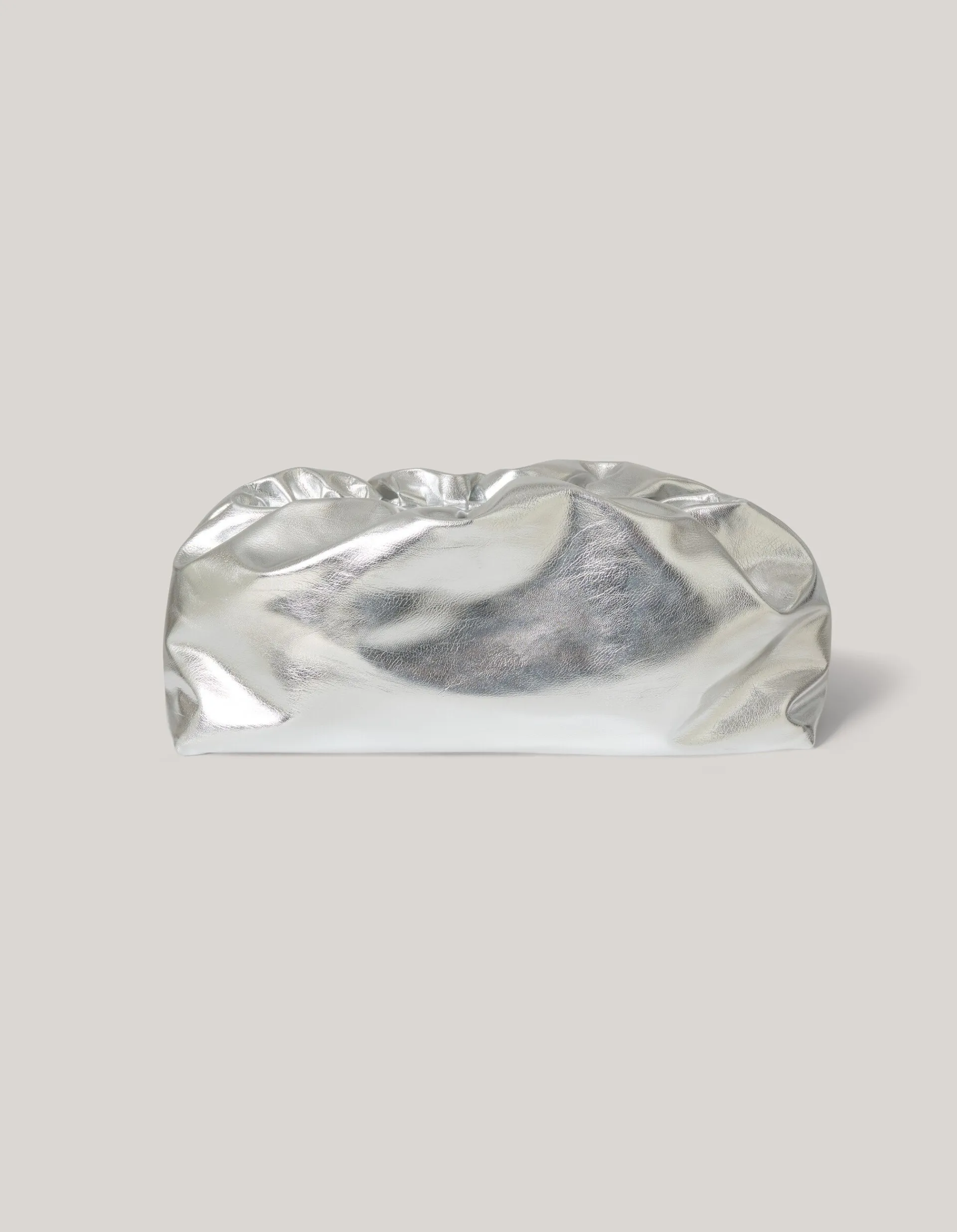 Shoeby Metallic Clutch Zilver<DAMES Tassen