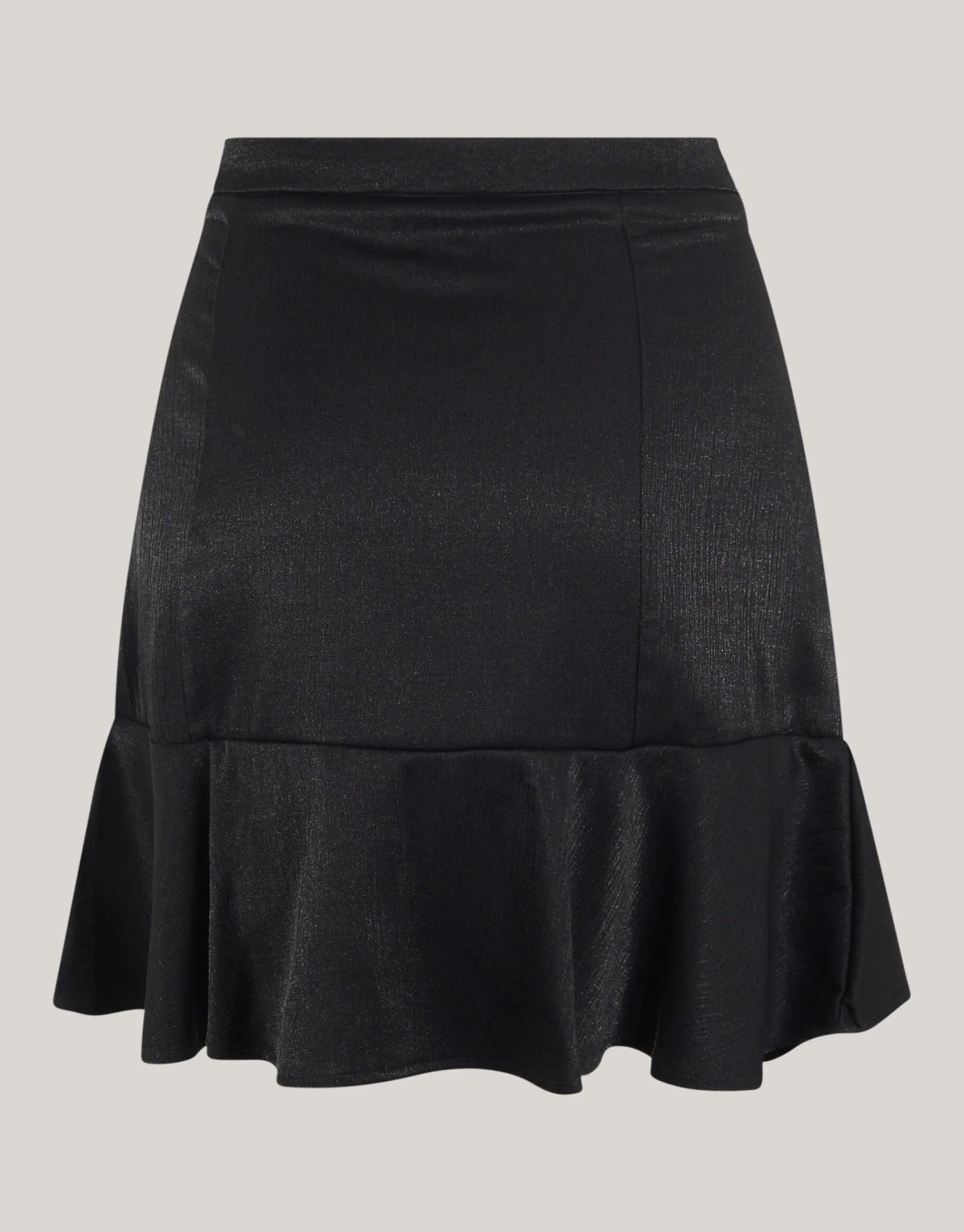Shoeby Metallic Mini Rok Zwart<DAMES Rokken