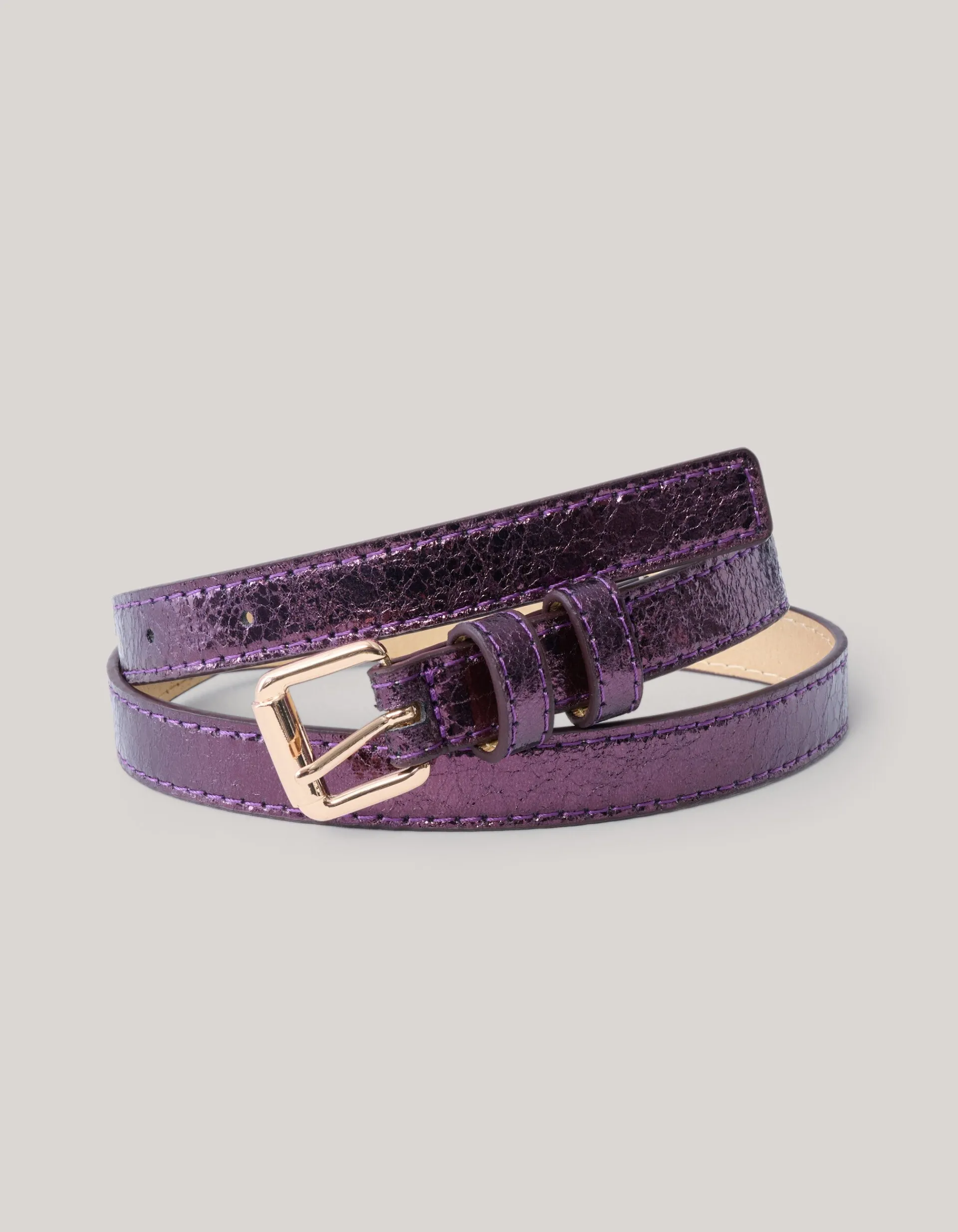 Shoeby Metallic Riem Paars<DAMES Riemen