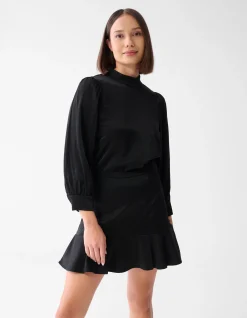 Shoeby Metallic Top Zwart<DAMES Tops