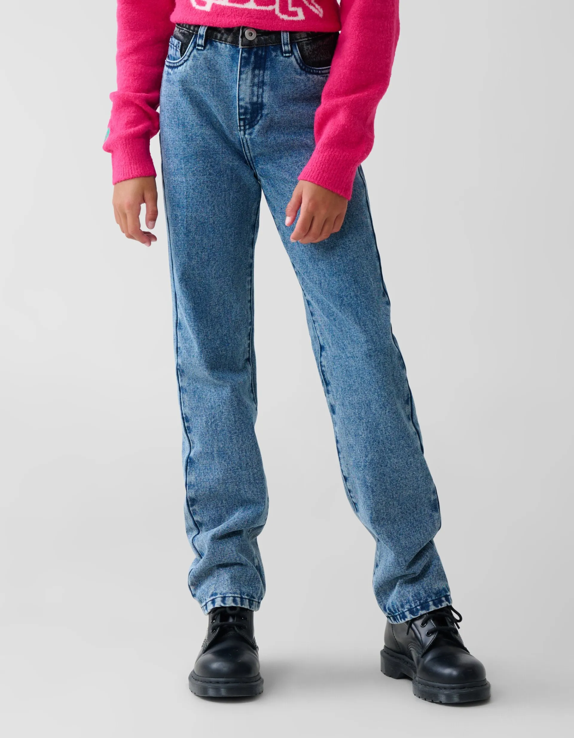 Shoeby Mixed Straight Fit Jeans Mediumstone< Jeans