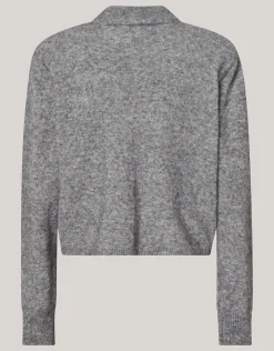 Shoeby Mohair Trui Grijs<DAMES Truien En Sweaters